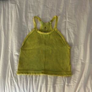 Green Free People Movement tank size xs/s